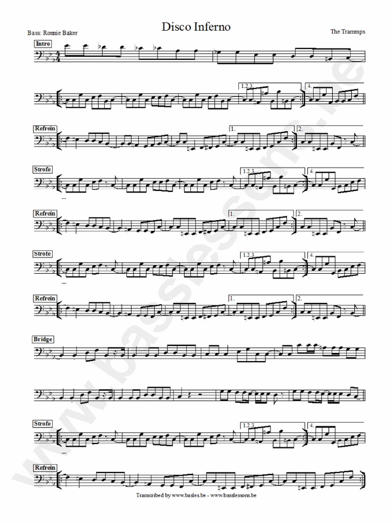 disco inferno bass.pdf