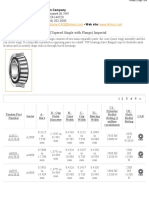 TaperedRollerBearings TSF (TaperedSinglewithFlange) Imperial