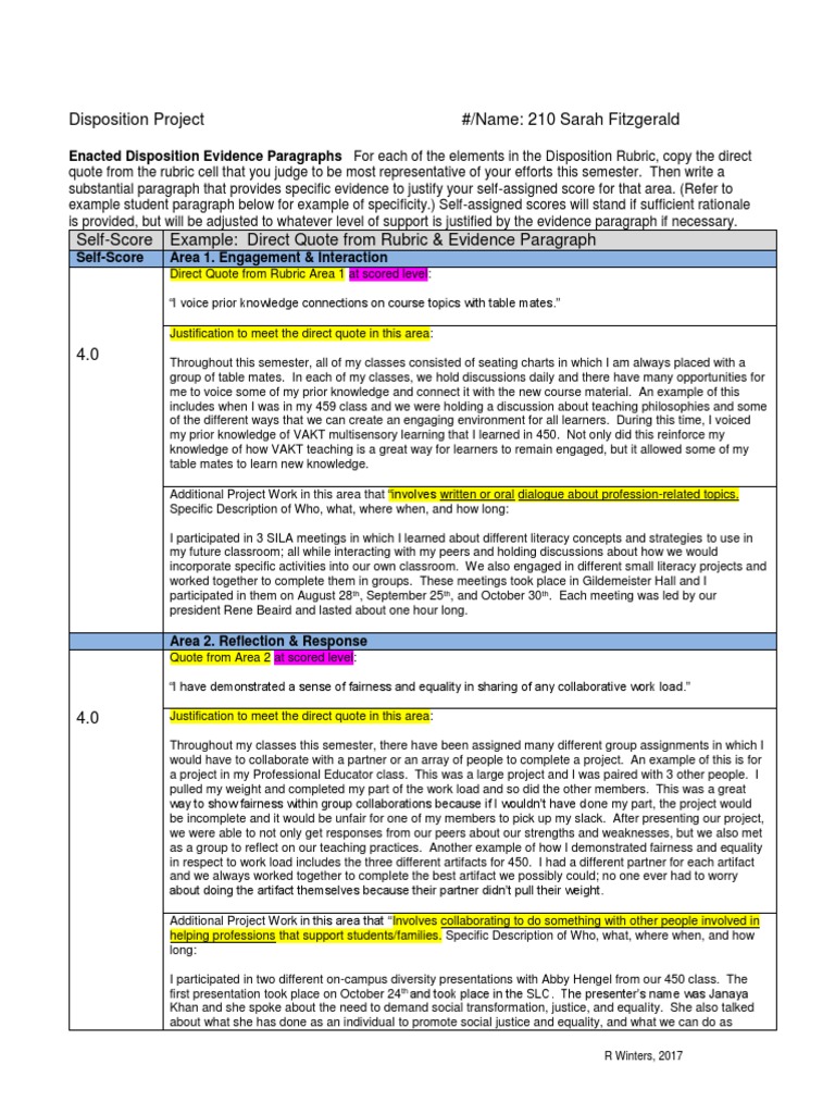 Professional Disposition Definition