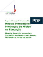 Midias Educacao-Modulo Introdutorio Integracao Midias Educacao