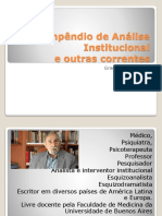 Compêndio de Análise Institucional - Baremblitt