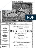 Book of James: Sabldath-School Lessons