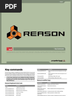Reason Key Commands