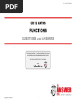 1 GR 12 Maths Functions Questions Answers