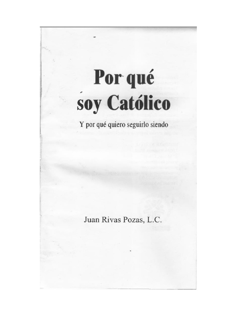 Por Qué Soy Católico | PDF