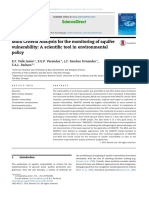 Análisis Multicriterio Para El Monitoreo de La Vulnerabilidad Del Acuífero Una Herramienta Científica en La Política Ambiental