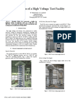 Construction of A High Voltage Test Facility: W. Mcdermid, J.G. Lambert