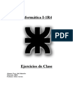 Trabajo Practico ejercicios de Clave Informatica 1 UTN