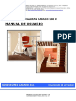 Silla Salvaescaleras Casado 100 C - Flow 2. Manual Usuario