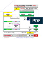 Calcul Puissance Débit Bassin