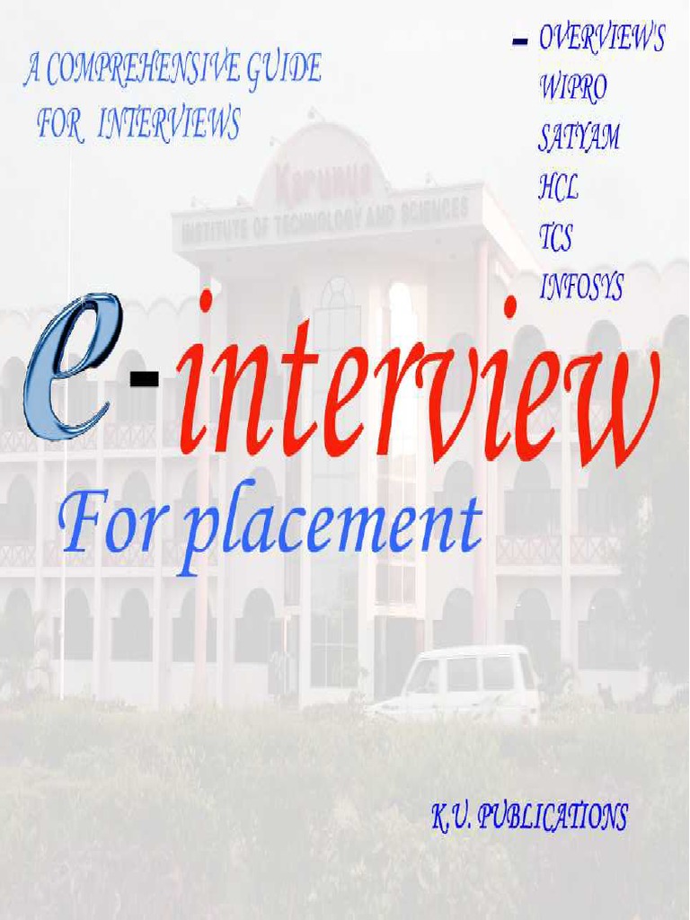 Placement Book FR Companies PDF Pointer (Computer Programming) Areas Of Computer Science