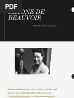 simone de beauvoir  powerpoint in class exercise 