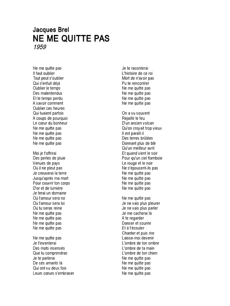 Livre Ne Me Quitte Pas Pdf Gratuit