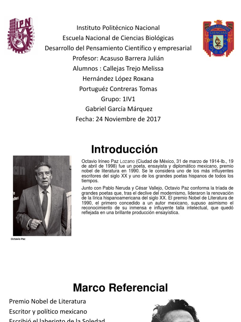Octavio Paz: Vida y Legado Literario | PDF