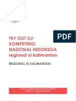 TRY OUT UJI KOMPETENSI NASIONAL INDONESIA REGIONAL XI KALIMANTAN - 2016