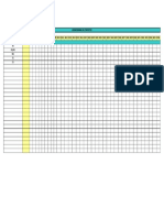 Plantilla de Excel para Cronograma de Actividades