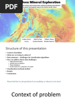 Data Driven Mineral Exploration (Group Project)