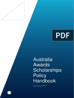Australia Awards Policy Handbook 2017.pdf