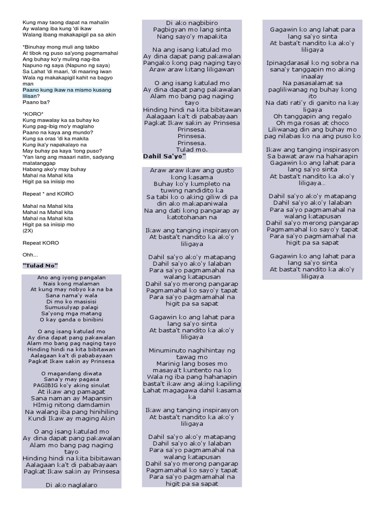 Mahal Na Mahal | PDF