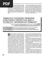Trabalho e Sociedade Offes - Resenha Scielo