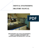 Laboratory Manual: Environmental Engineering