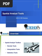 Spatial Analyst Tools: GIS III: GIS Analysis