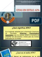 CITAS-APA y Mas