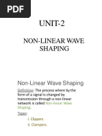 Non Linear Wave Shaping