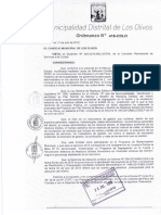 Ord 418 2015 Aprueba El Plan Distrital de Manejo y Gestion de Residuos Solidos Del Distrito de Los Olivos 2015