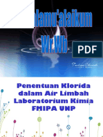 Penentuan Klorida Dalam Air Limbah Laboratorium Kimia Fmipa Unp