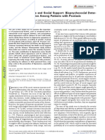 Gender, Body Image and Social Support: Biopsychosocial Deter Minants of Depression Among Patients With Psoriasis