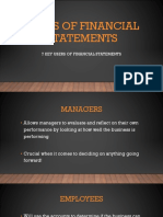 users of financial statements