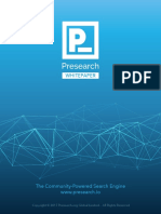 Whitepaper: The Community-Powered Search Engine WWW - Presearch.io