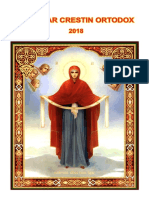 Calendar Ortodox 2018 Nou