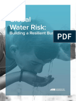 Global Water Risk - Building A Resilient Business