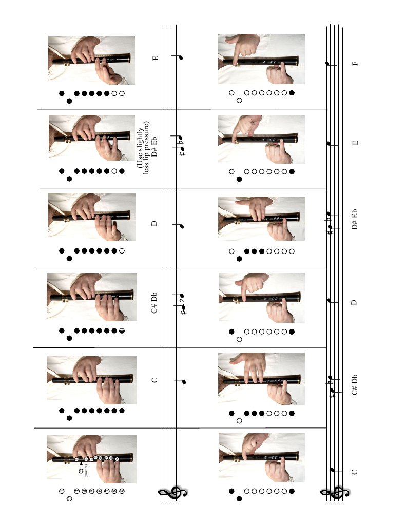 Xaphoon Fingering Chart Musical Instruments Aerophones