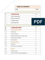 Sample Table of Contents 2003