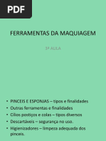 3ª Aula - Ferramentas Da Maquiagem Pinceis e Higienização
