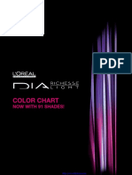 Loreal Professionnel Dia Color Chart