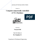 Computer Numerically Controlled (CNC) Machines: Department of Mechanical Engineering