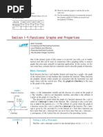 Functions - Graphs and Properties PDF