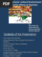Download Socio- Cultural Dimension of Business Environment by rajat_singla SN36603255 doc pdf