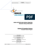 Buku Ketentuan Kerja Praktek Genap 2016 - Computer Science