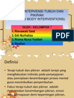 Sistem Intervensi Tubuh Dan Pikiran