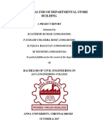 Design and Analysis of Departmental Store Building