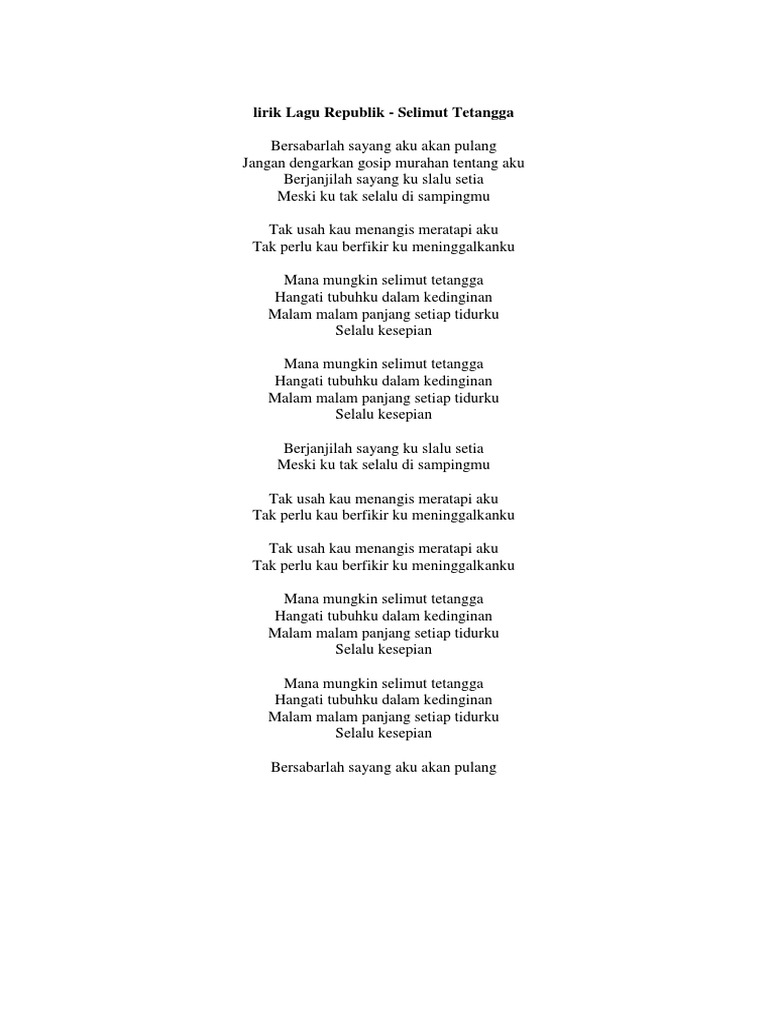 Berjanjilah Kau Sayang Chord Tebak Gambar