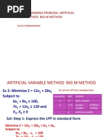 LPP - Big M Method