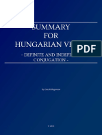 Hungarian Verbs