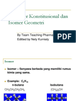 Isomer Konstitusional Dan Isomer Geometri