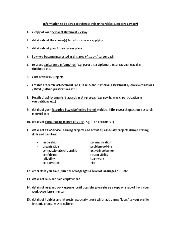 Referee Information for UK Citizenship | PDF